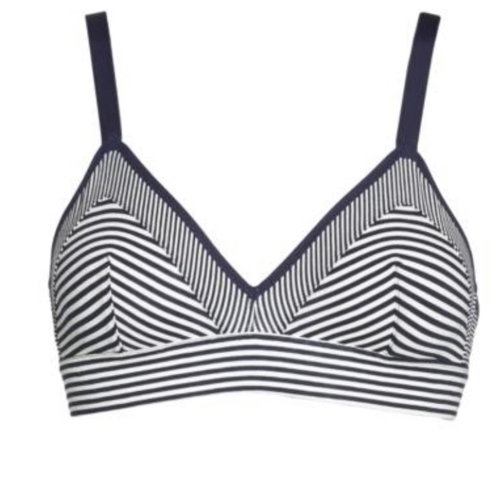 Madewell sz Kerri Sporty Stripe Bralette - Picture 6 of 7